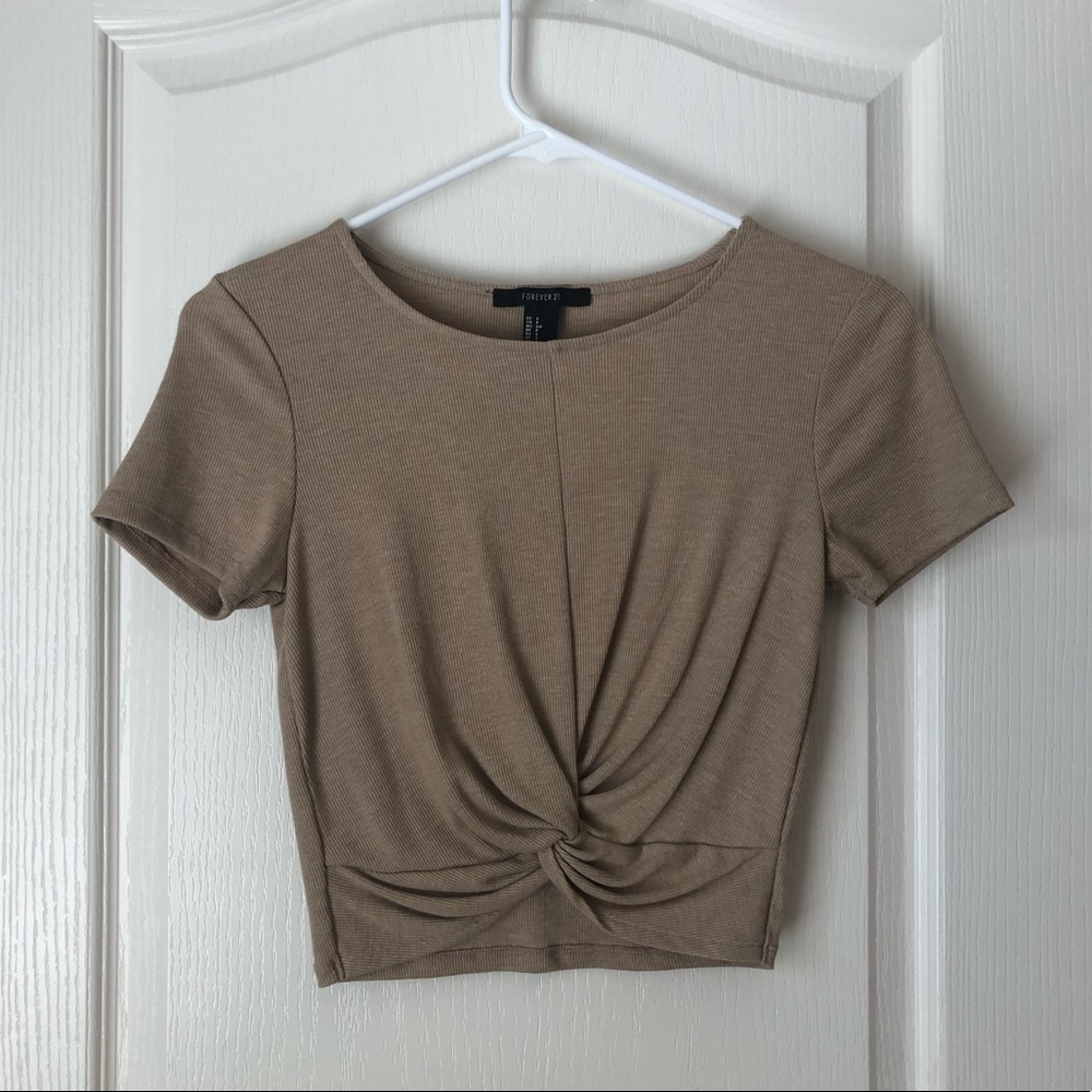 Forever 21 Knotted Crop Top